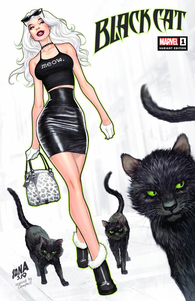 Black Cat #1 David Nakayama KRS Exclusive Variant Cover A