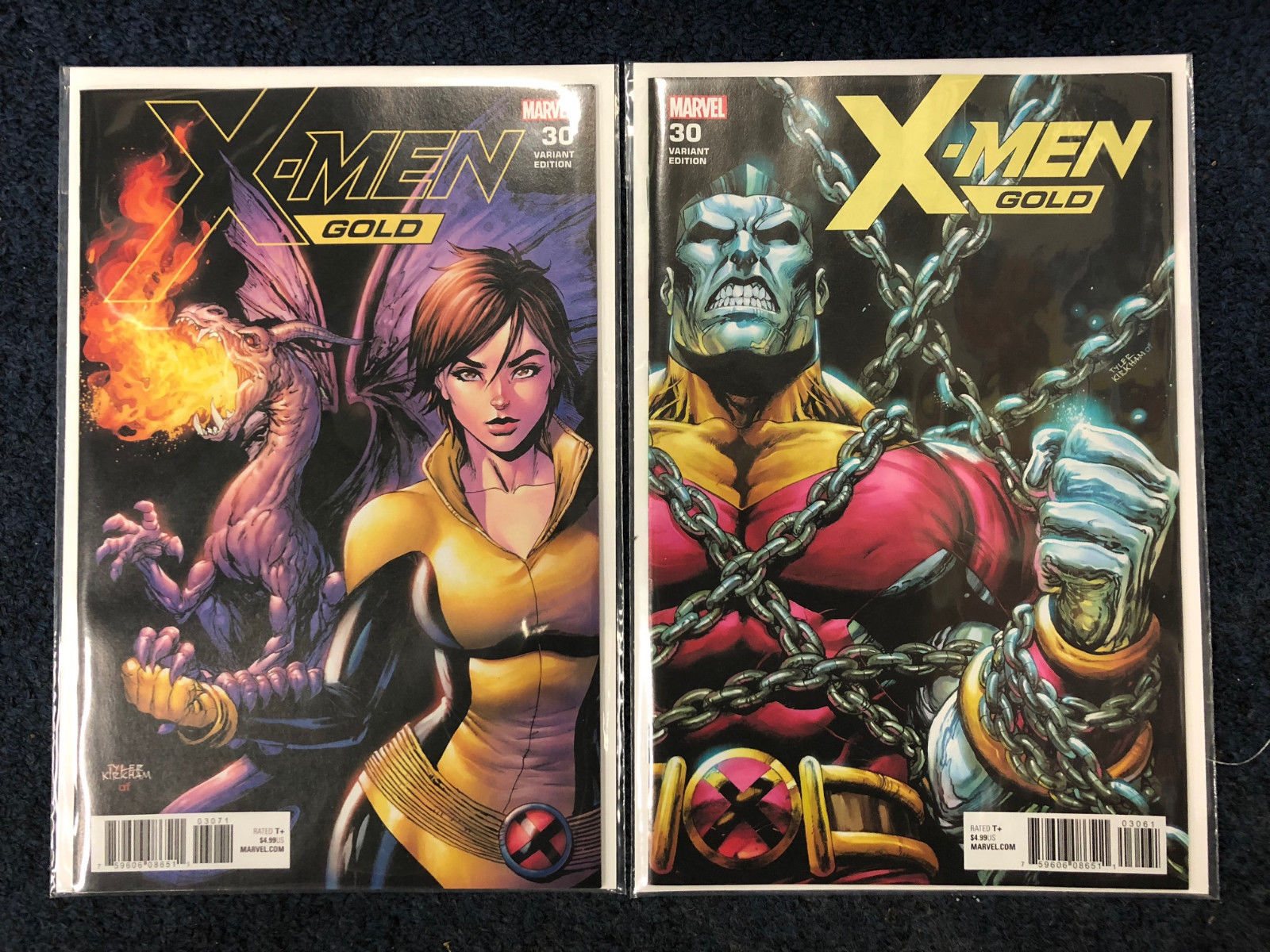 X-Men Gold #30B Kirkham Colossus 1:50 Variant VF 2018 Stock Image 