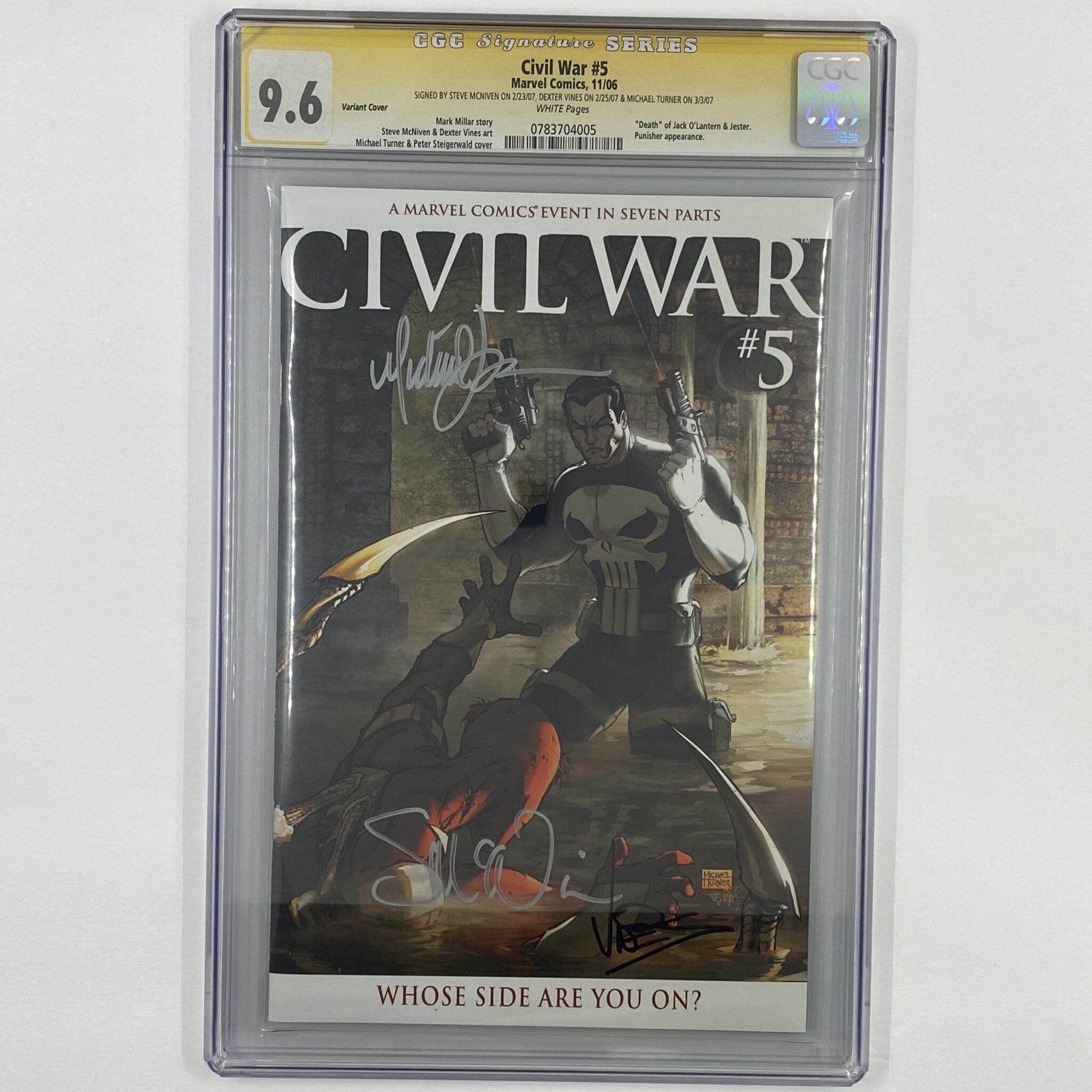 Civil War shops #2 CGC 9.6