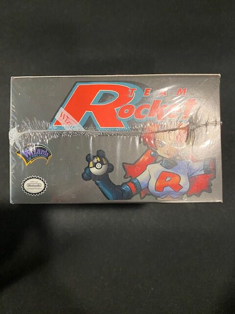 Pokemon Team Rocket Unlimited Booster Box Factory Sealed - Legacy