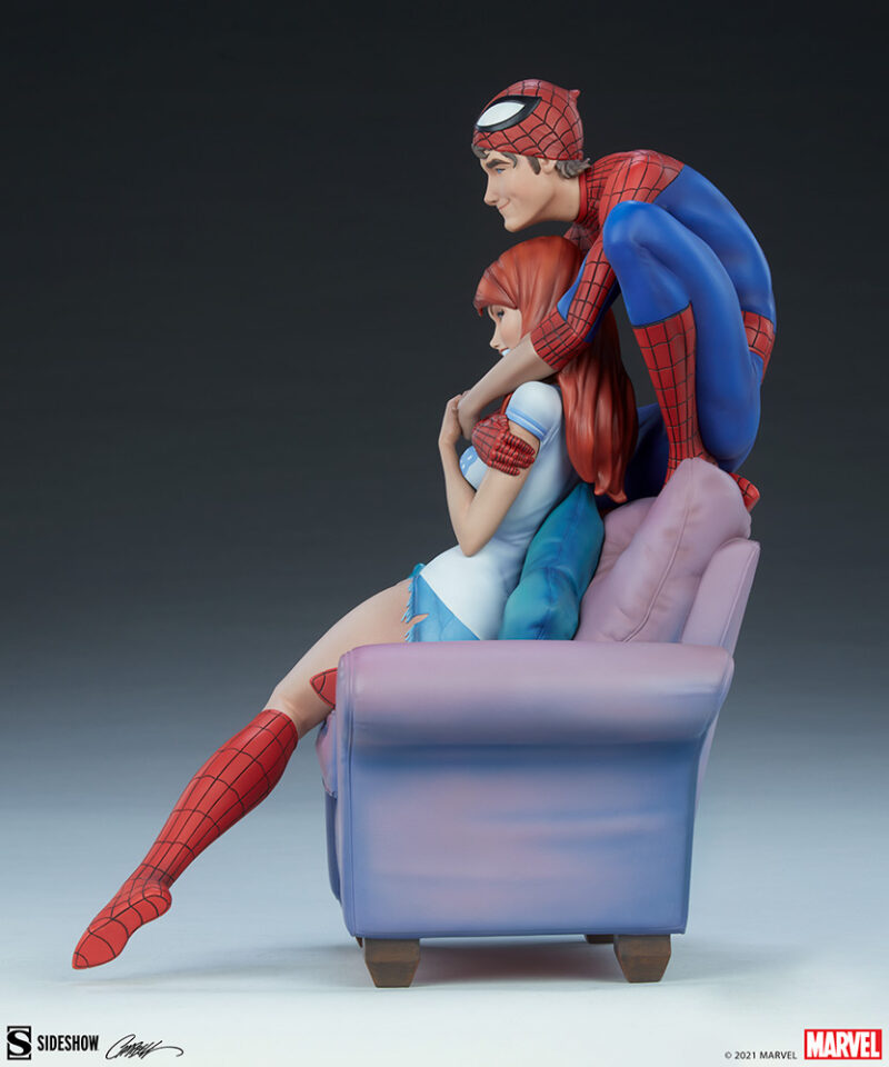 spiderman and mary jane maquette