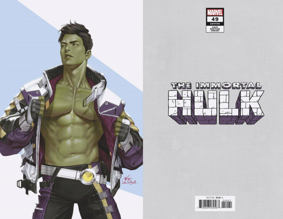 Immortal Hulk #49 Inhyuk Lee Virgin Asian American and Pacific Islander ...