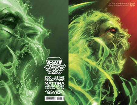 DC VS VAMPIRES #2 COVER B FRANCESCO MATTINA CARD STOCK VARIANT VF/NM DC HOHC