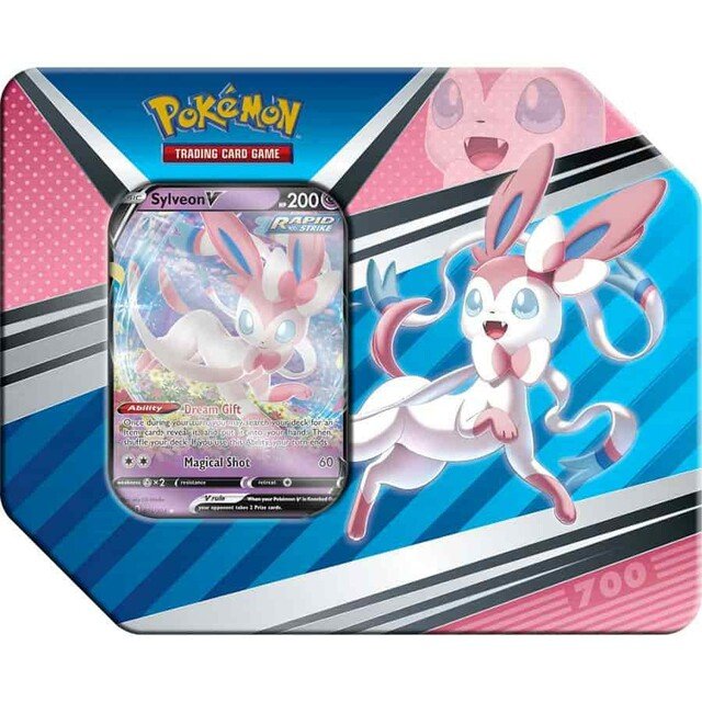 Pokemon Tcg V Heroes Sylveon Tin Legacy Comics And Cards Trading