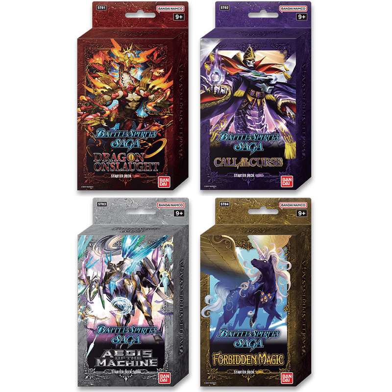 Battle Spirits Saga Starter Deck Bundle Set of 4