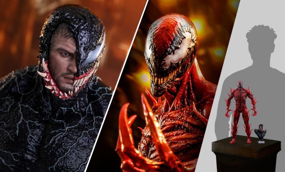 Carnage Venom Let There Be Carnage Deluxe Version Sixth Scale Figure by Hot  Toys - Legacy Comics and Cards
