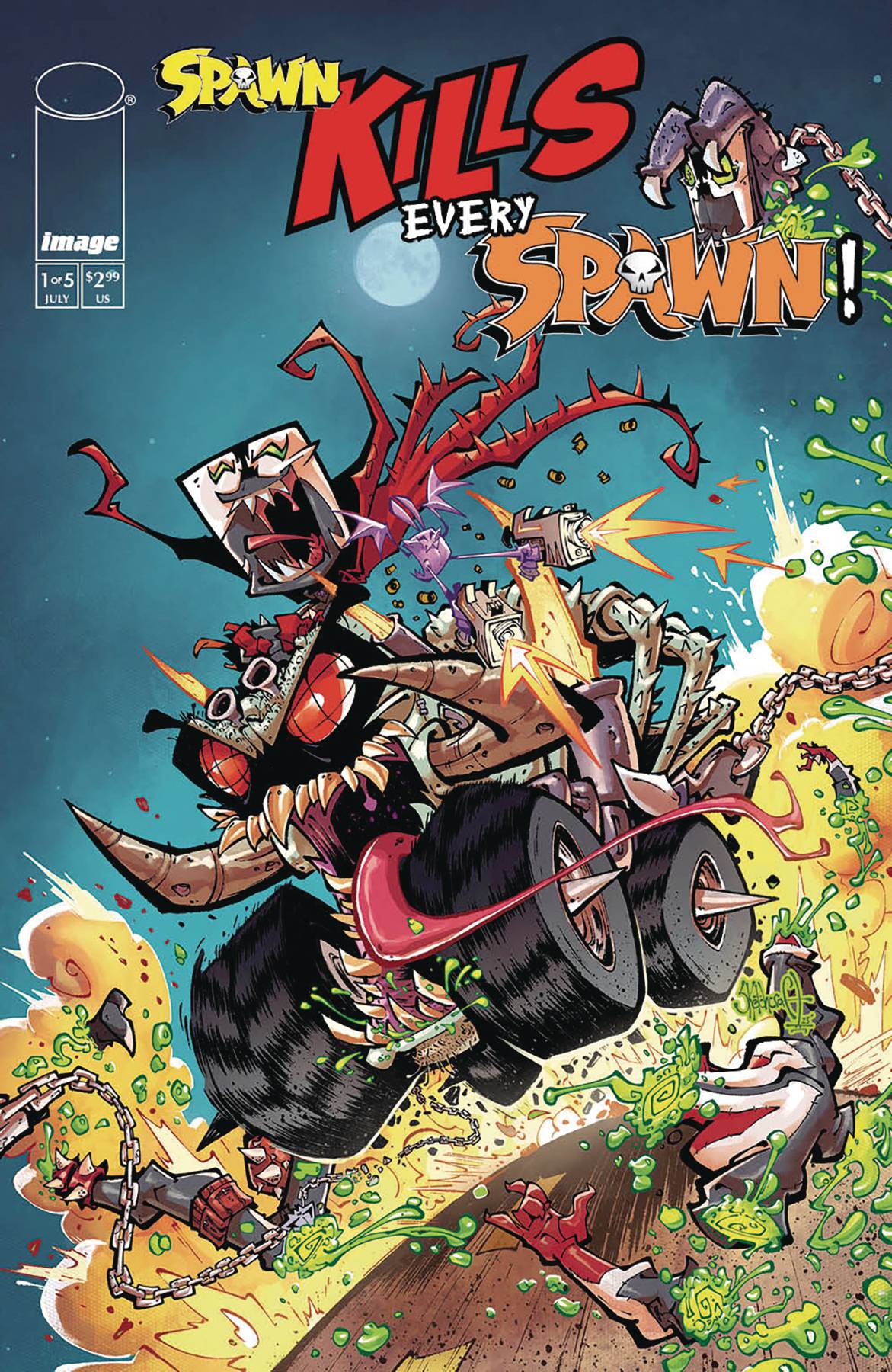 Spawn Kills Every Spawn #1 Rob Duenas Cover A - Legacy Comics and Cards ...