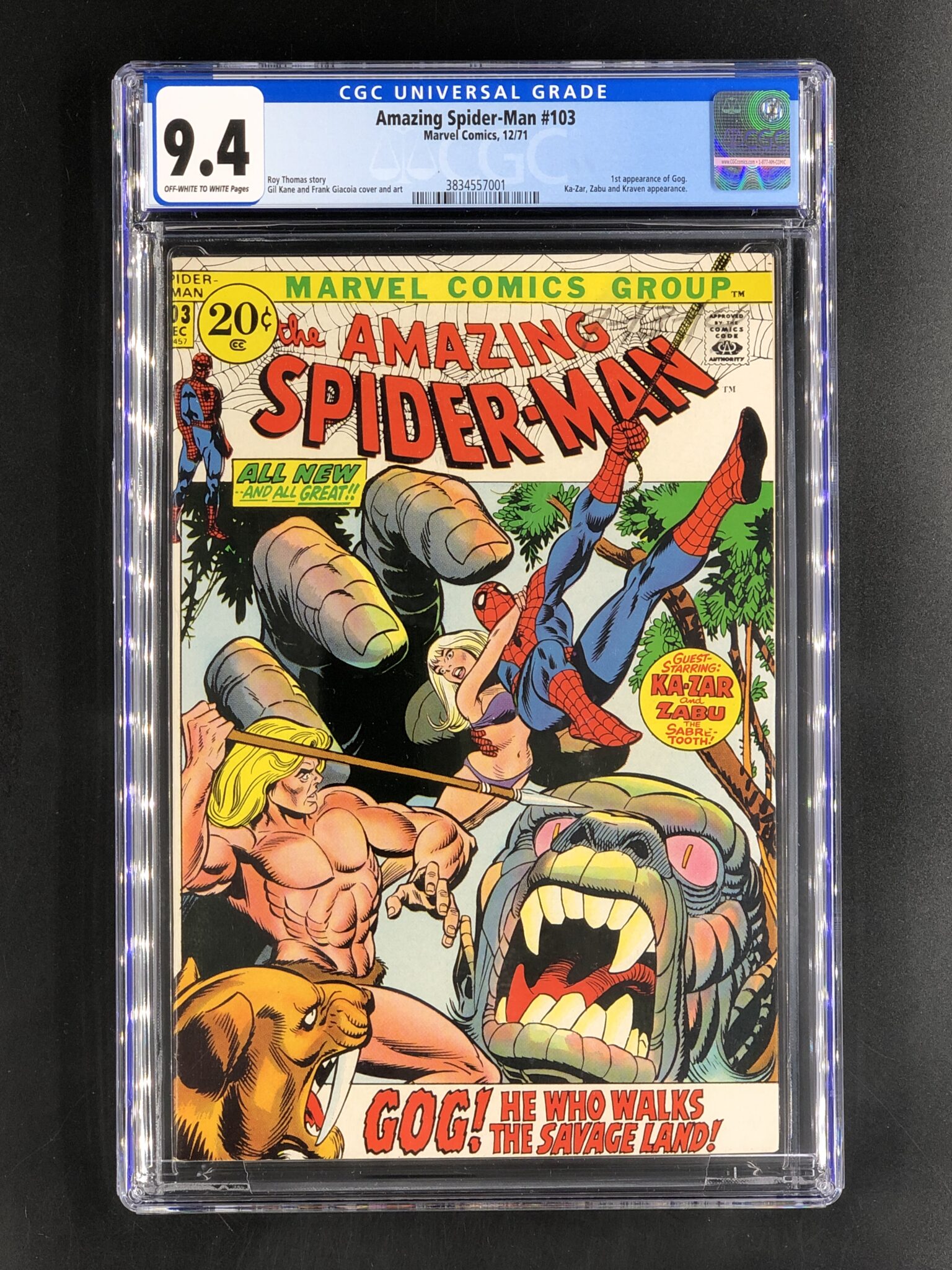 Amazing Spider-Man #103 CGC 9.4 - Legacy Comics and Cards