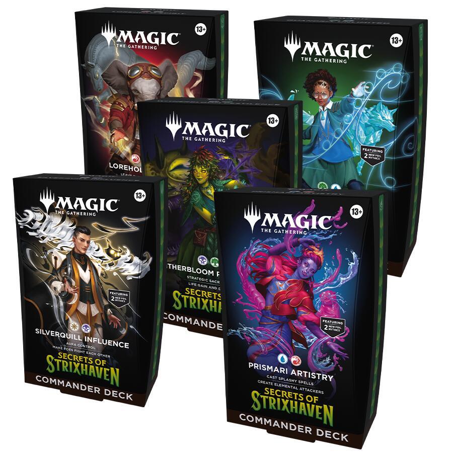 Magic the Gathering Secrets of Strixhaven Commander Deck Complete