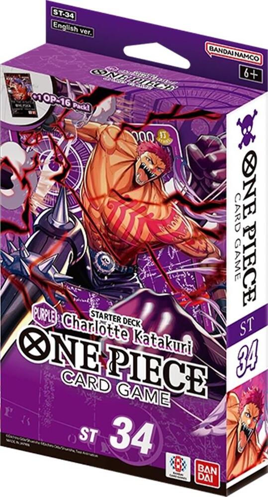 One Piece TCG PURPLE Charlotte Katakuri Starter Deck EX (ST-34