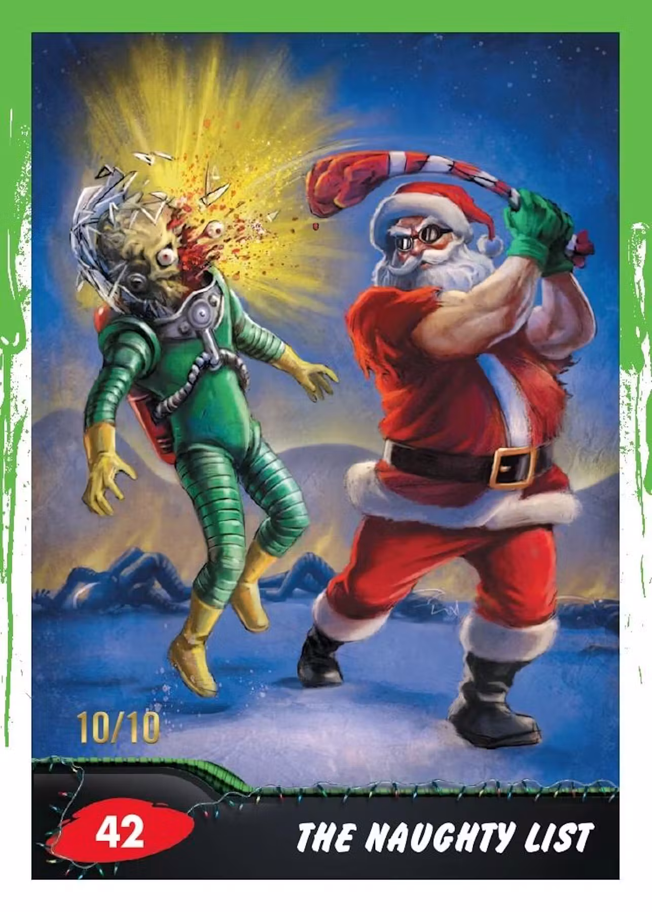 2026 Topps Mars Attacks Xmas Christmas Hobby Trading Card Box - Image 3