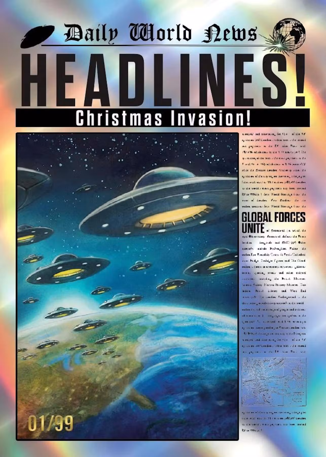 2026 Topps Mars Attacks Xmas Christmas Hobby Trading Card Box - Image 5