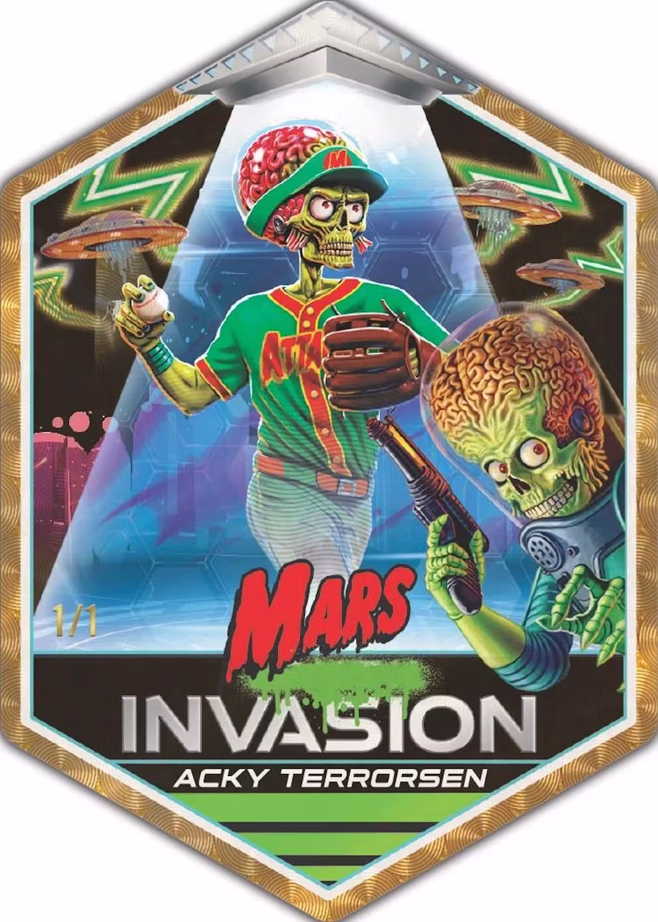 2026 Topps Mars Attacks Xmas Christmas Hobby Trading Card Box - Image 7