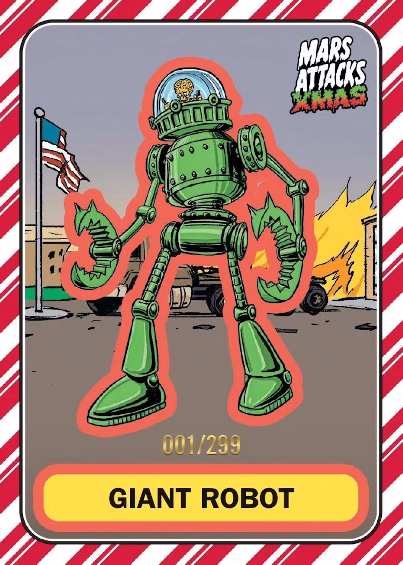 2026 Topps Mars Attacks Xmas Christmas Hobby Trading Card Box - Image 9