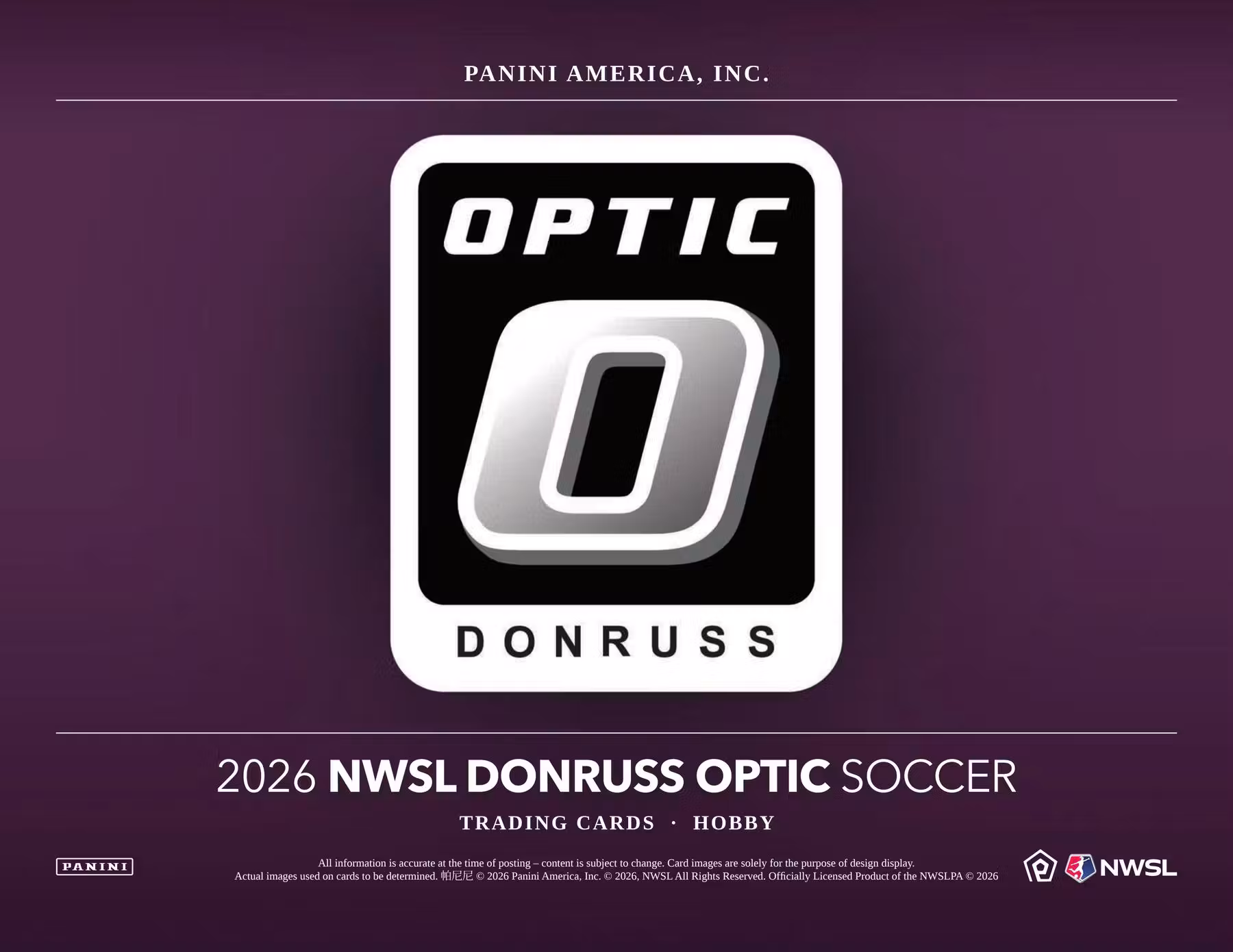 2026 Panini Donruss Optic NWSL Soccer Hobby Box - Image 2