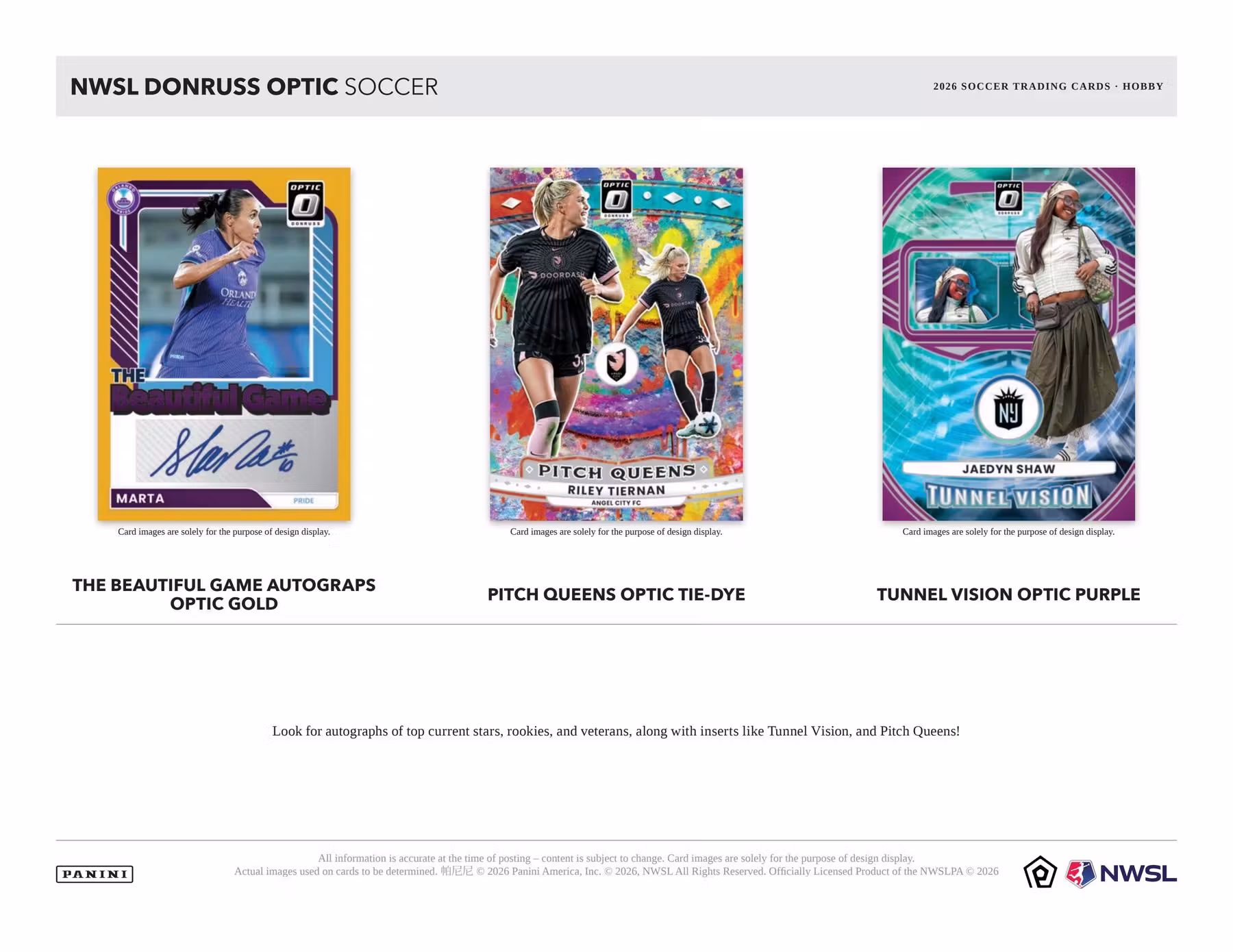 2026 Panini Donruss Optic NWSL Soccer Hobby Box - Image 10